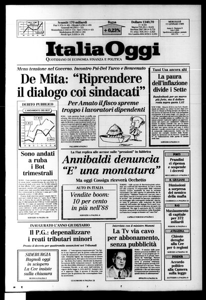 Italia oggi : quotidiano di economia finanza e politica